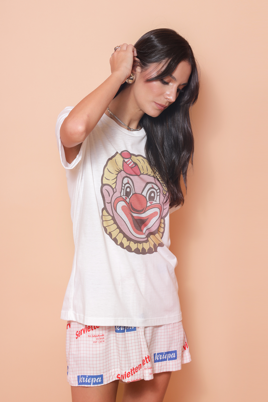 Camiseta estampada Palhaço