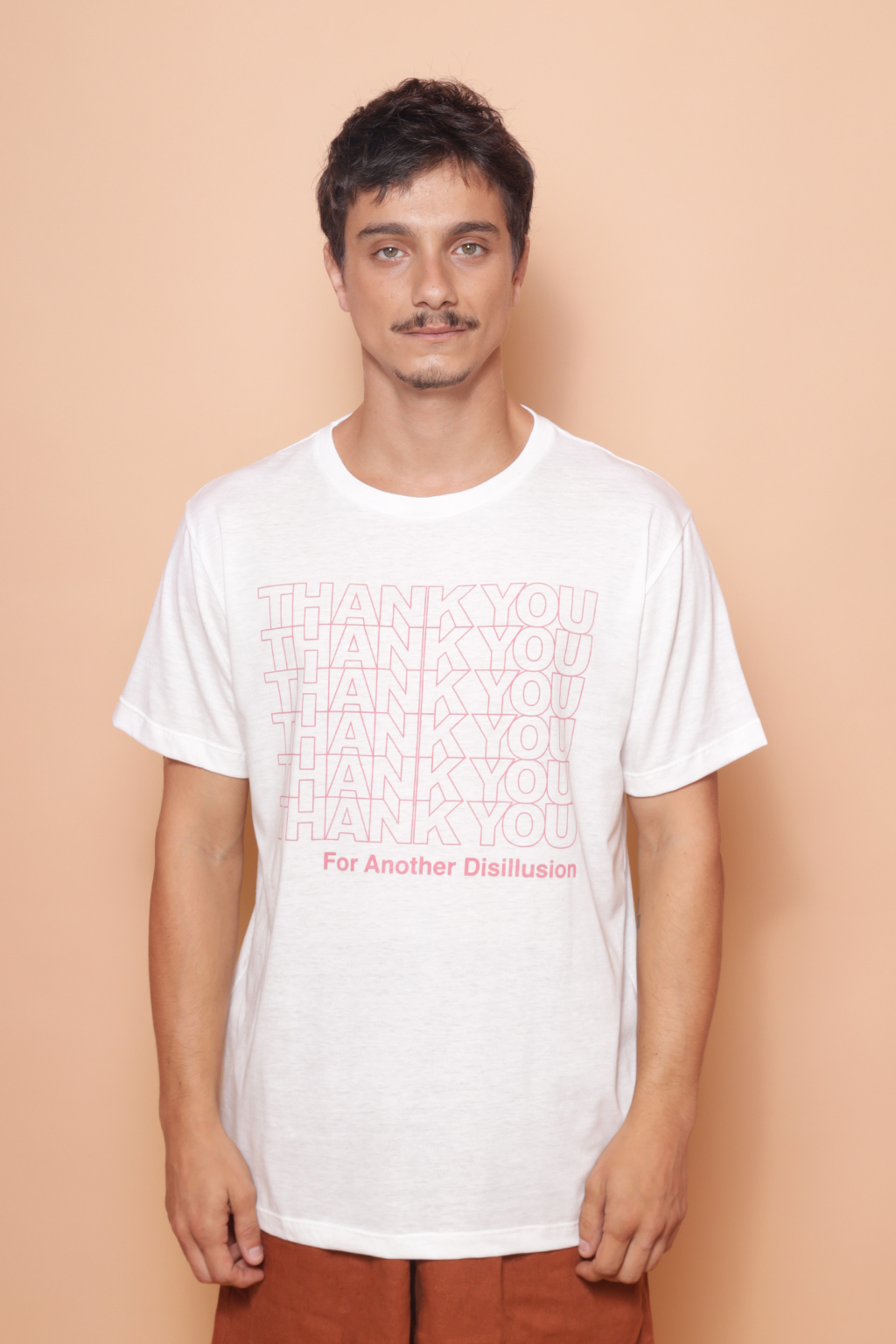 Camiseta estampada Thank you