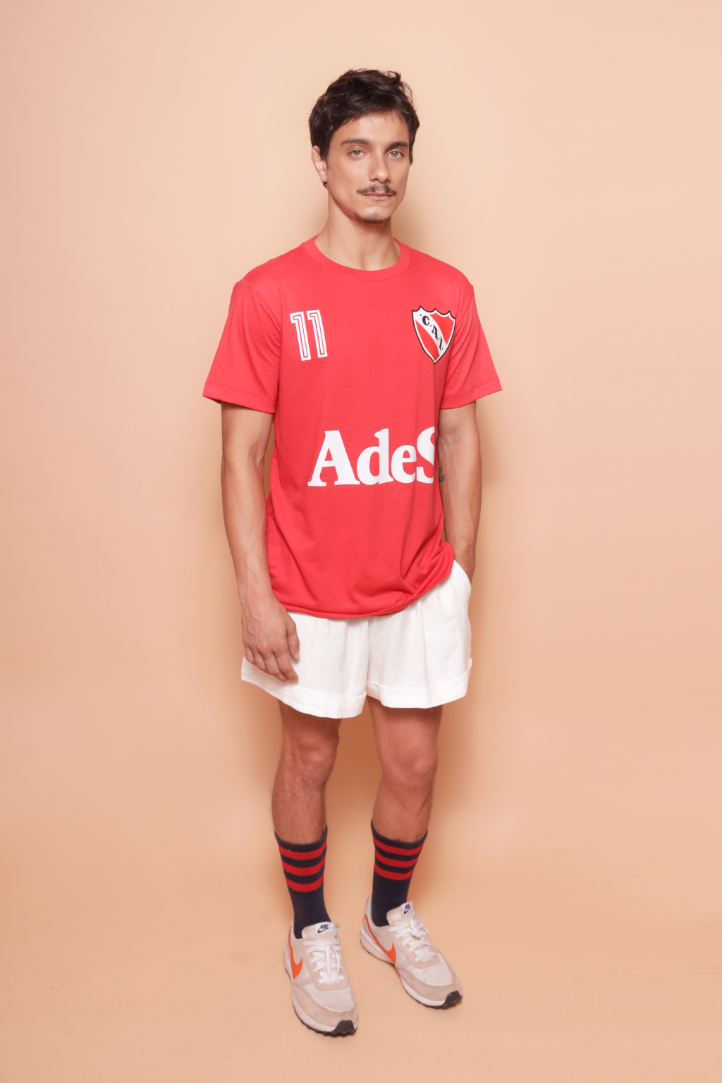 Camiseta vermelha estampada Independiente DTF