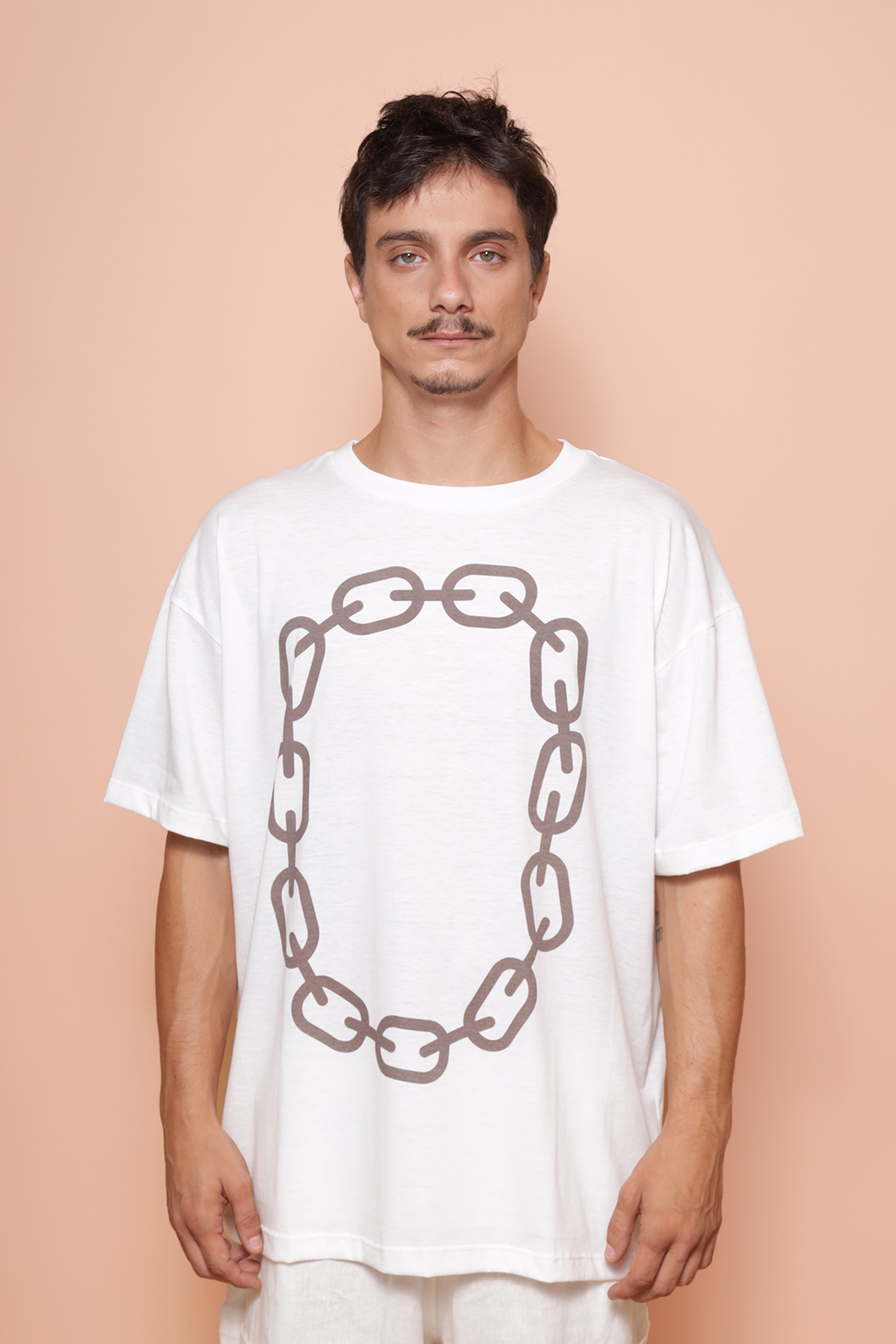 Camiseta oversize estampada Corrente