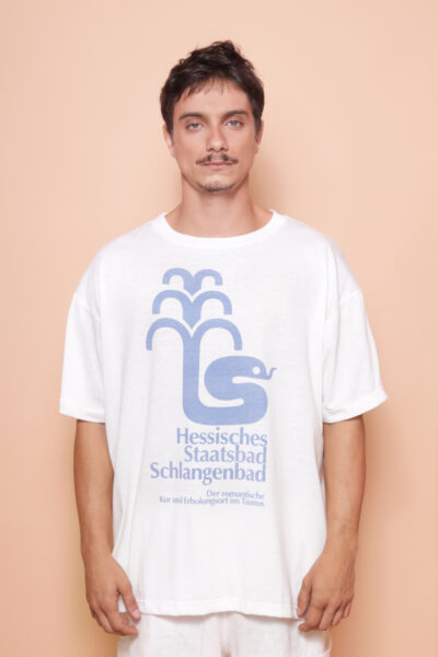 Camiseta oversize estampada Hessisches