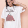 Camiseta oversize estampada Toblerone