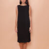 Vestido regata longo preto em viscose