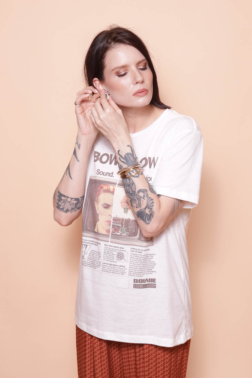 Camiseta estampada Bowie Low