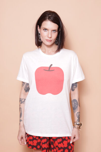 Camiseta estampada Maçã
