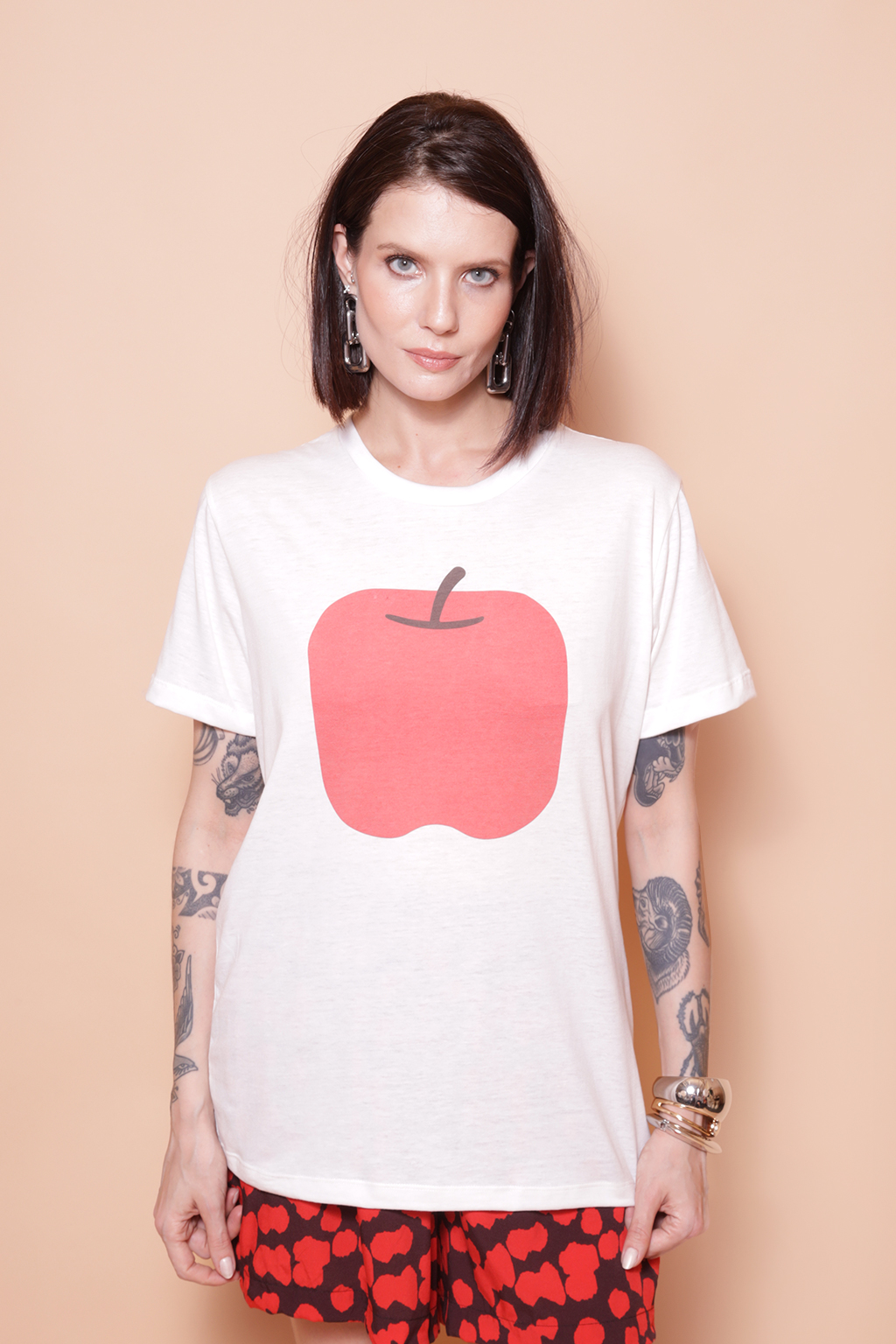 Camiseta estampada Maçã