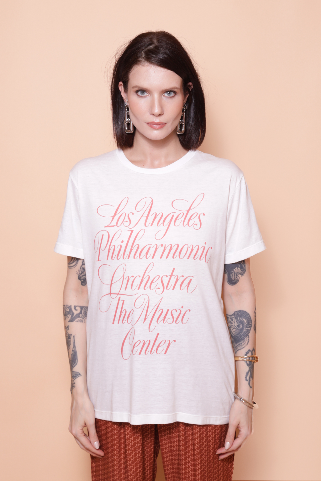 Camiseta oversize estampada LA Phil