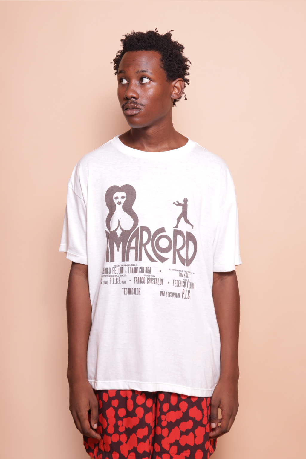 Camiseta oversize estampada Amarcord