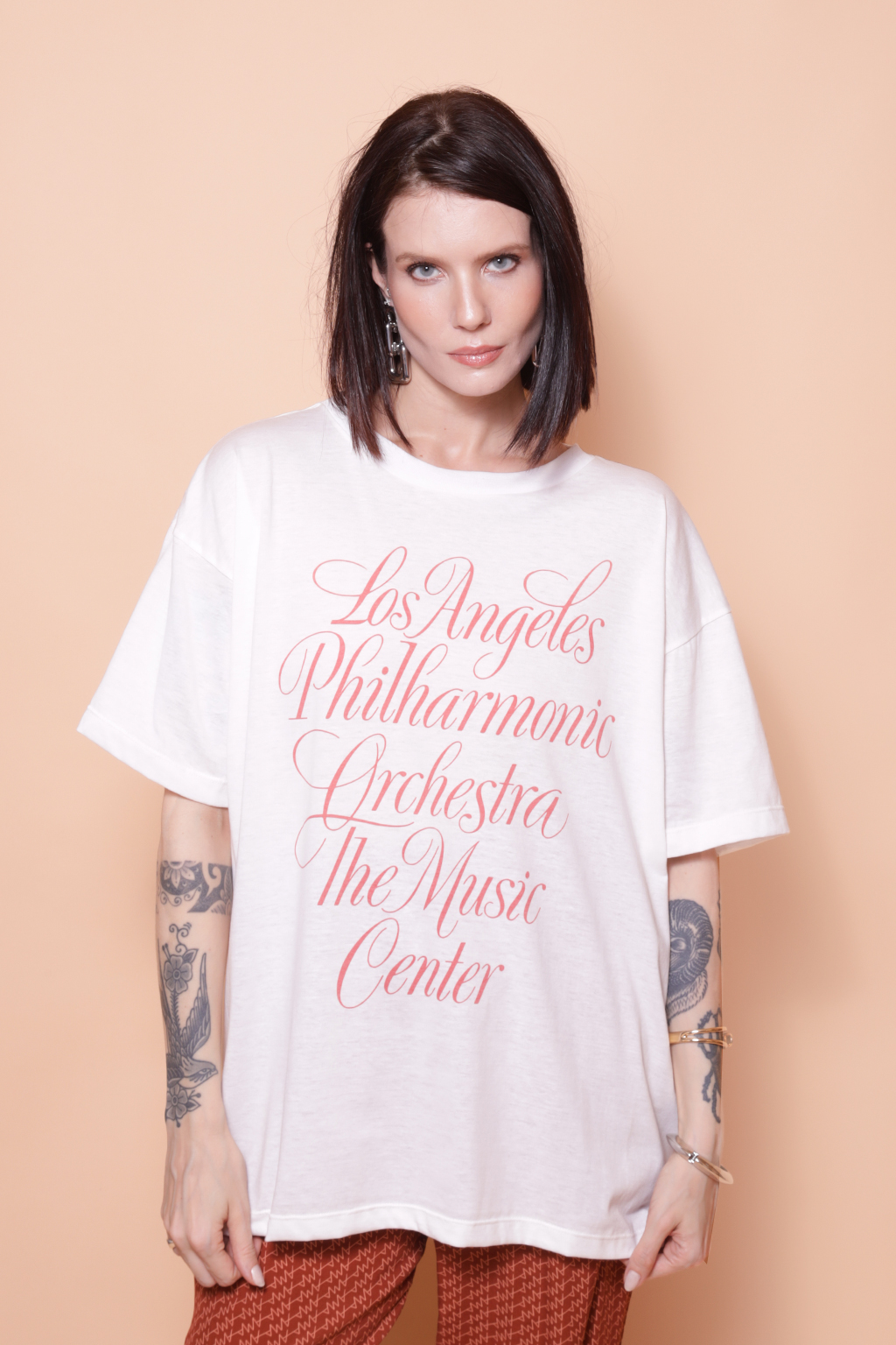 Camiseta oversize estampada LA Phil