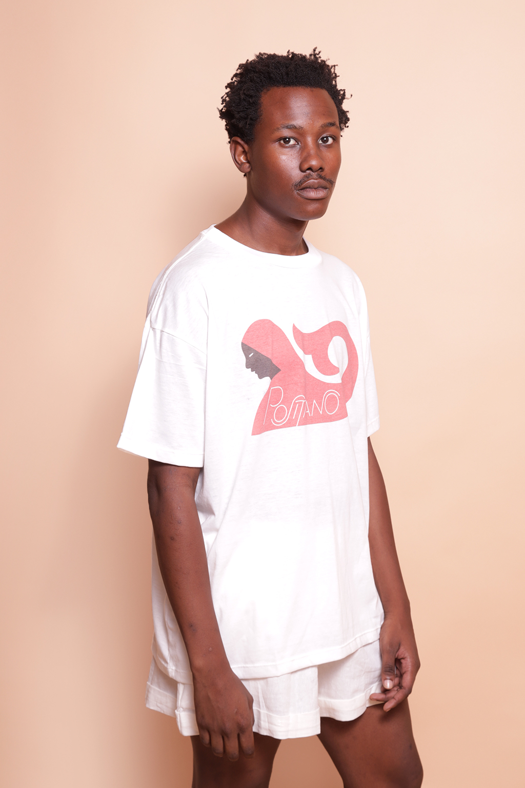 Camiseta oversize estampada Positano