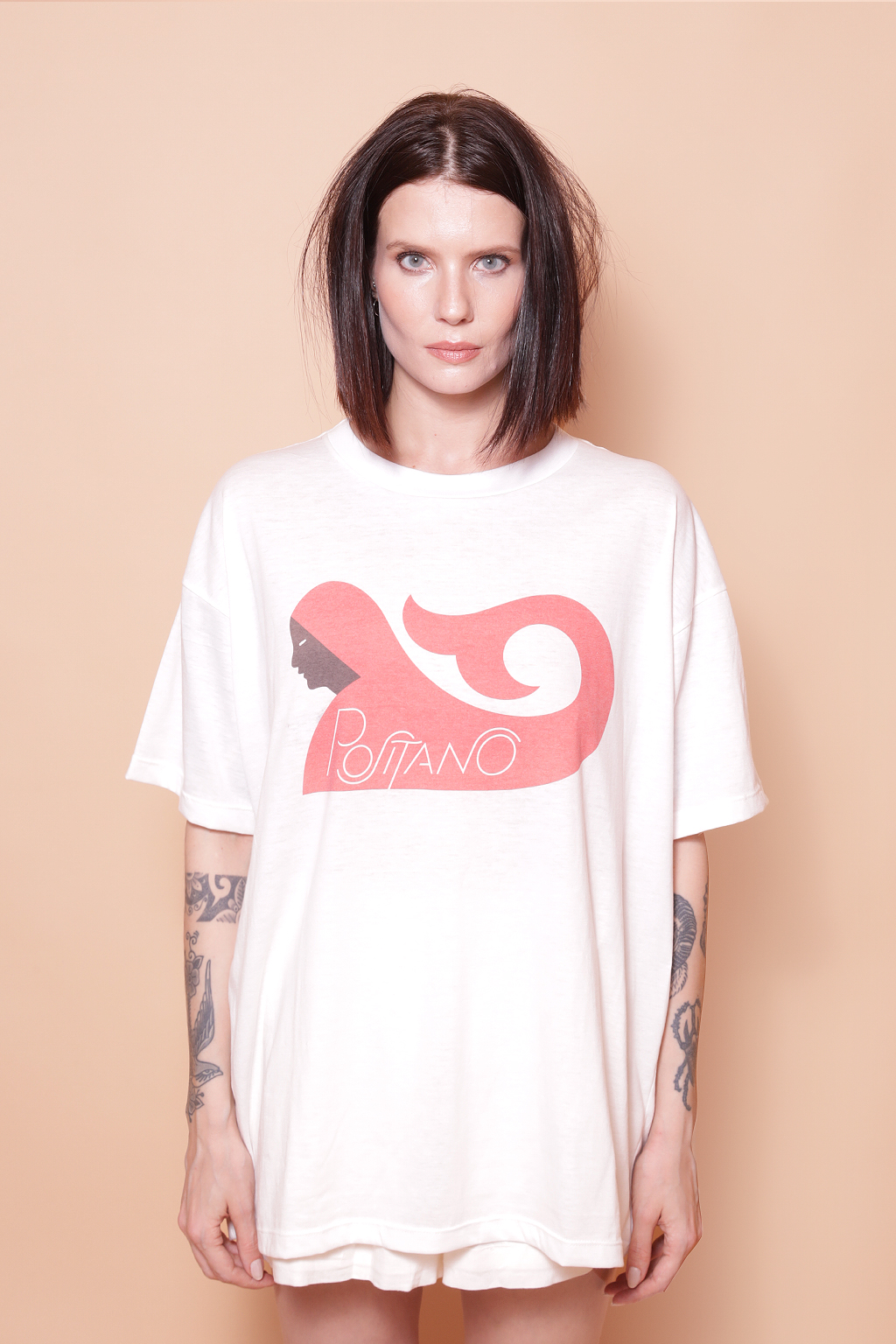 Camiseta oversize estampada Positano