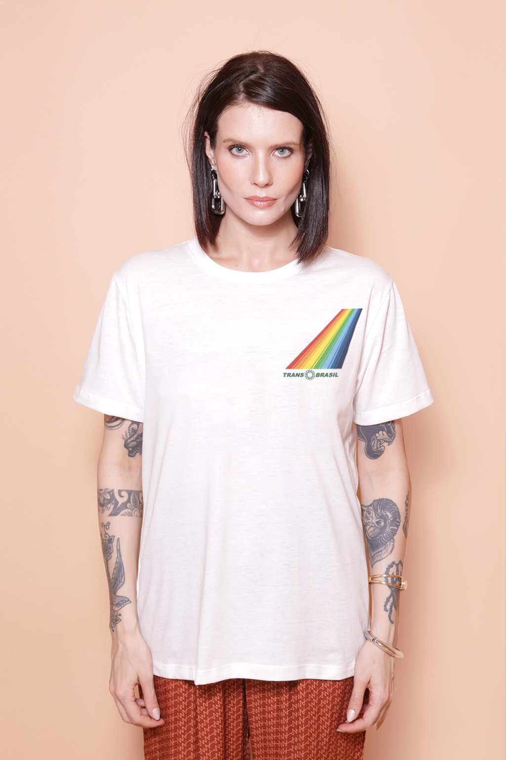 Camiseta estampada Transbrasil