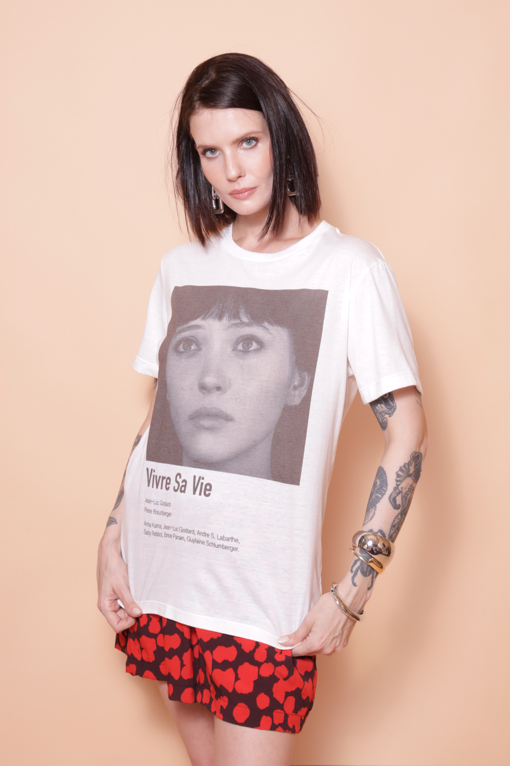 Camiseta estampada Viver a vida