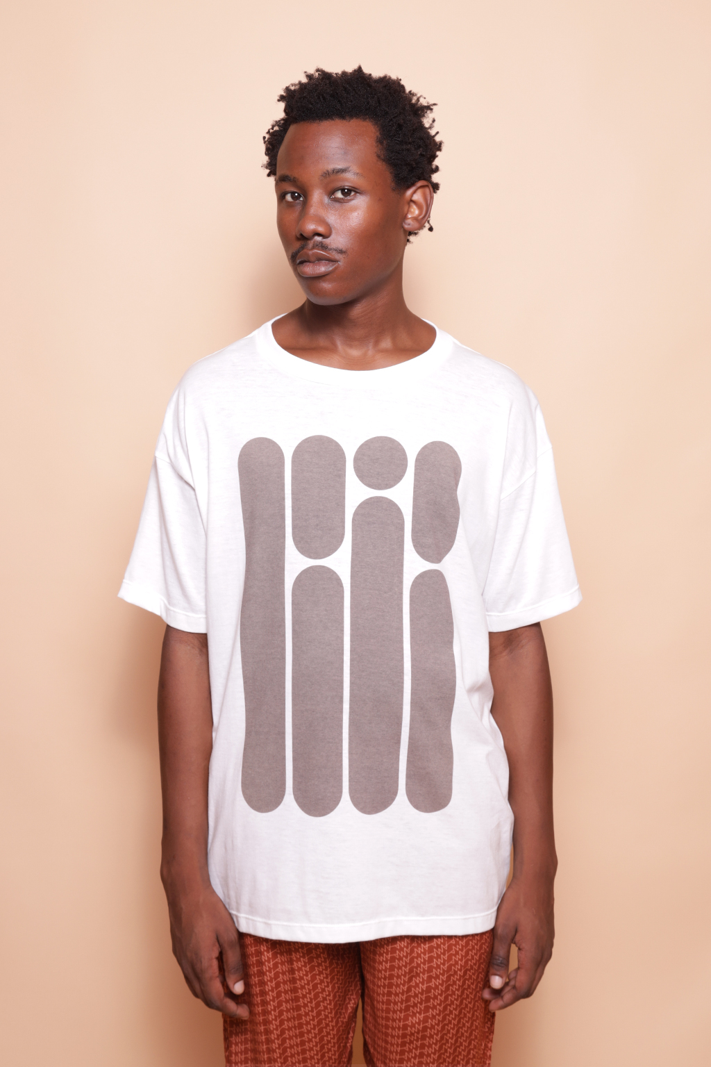 Camiseta oversize estampada Tubos