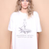 Camiseta oversize estampada Desobedecer sempre