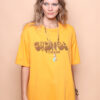 Camiseta oversize amarela estampada Capitol Theatre