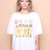 Camiseta oversize estampada Devo