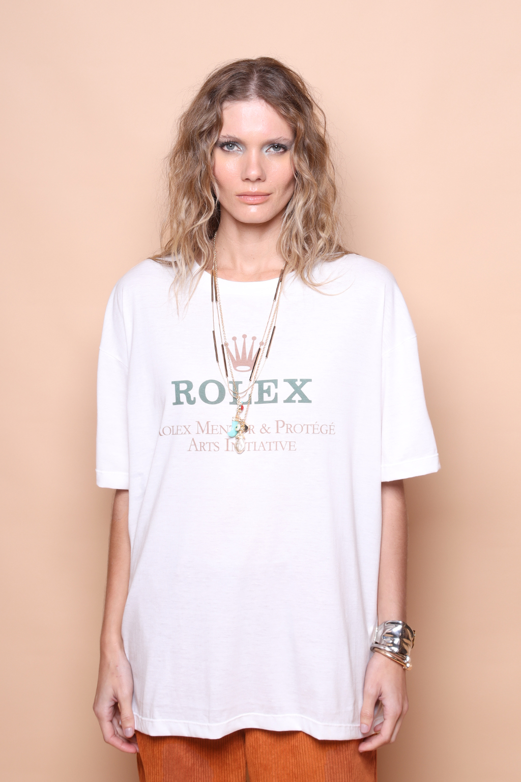 Camiseta oversize estampada Rolex