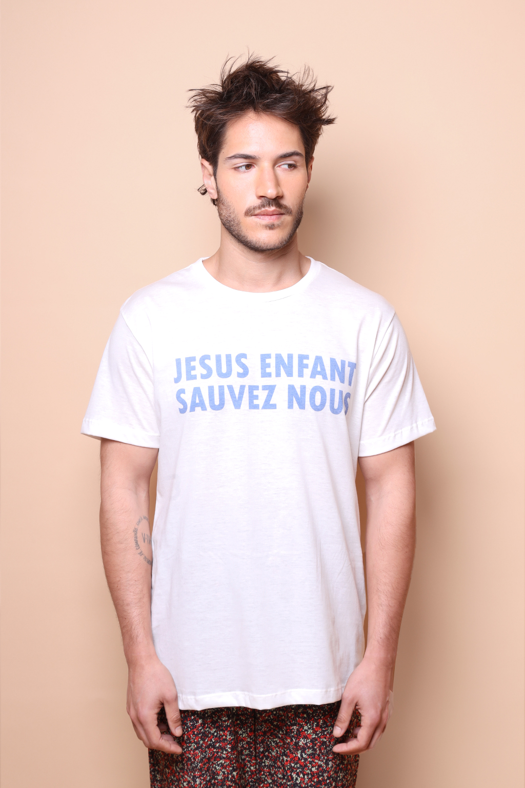 Camiseta estampada Jesus Enfant