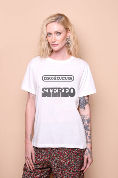 Camiseta estampada Disco é Cultura