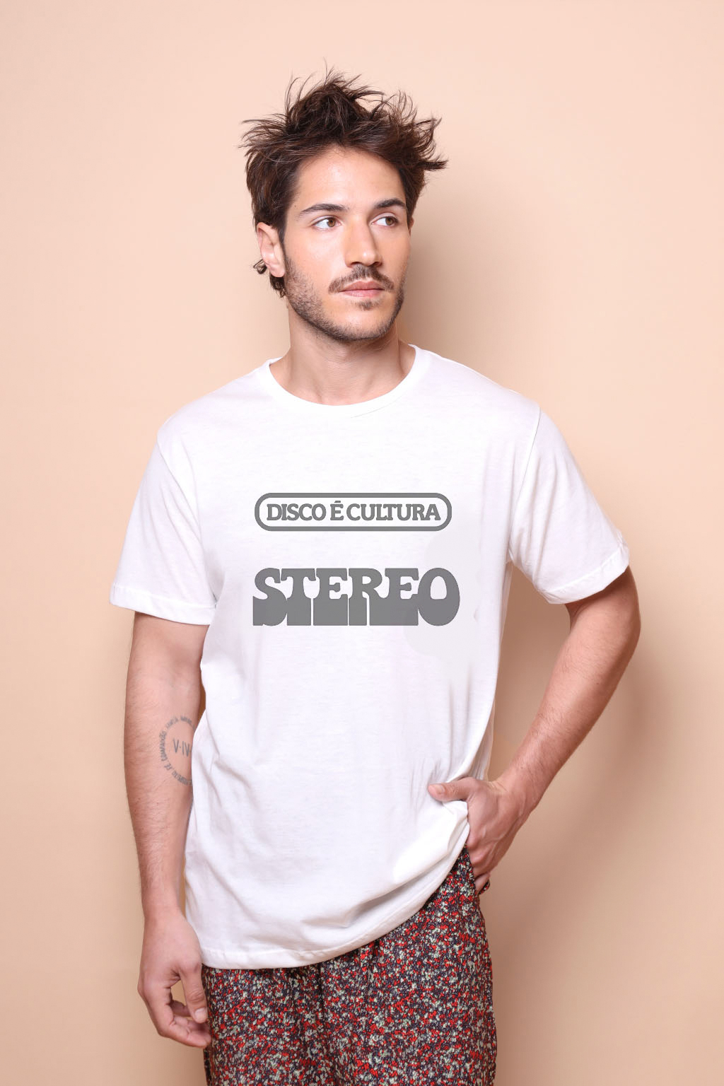 Camiseta estampada Disco é Cultura