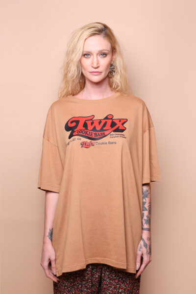 Camiseta oversize estampada Twix