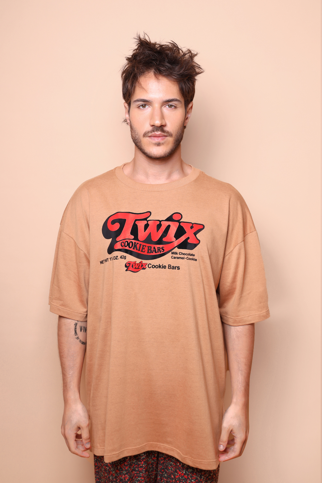 Camiseta oversize estampada Twix