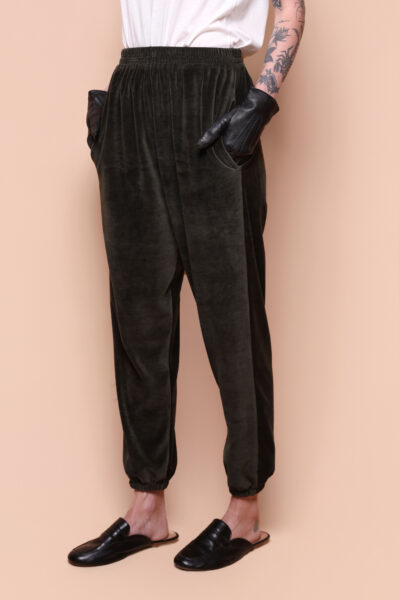 Calça jogger plush verde