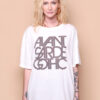 Camiseta oversize estampada Avant Gard
