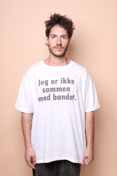 Camiseta oversize estampada Med Bandet