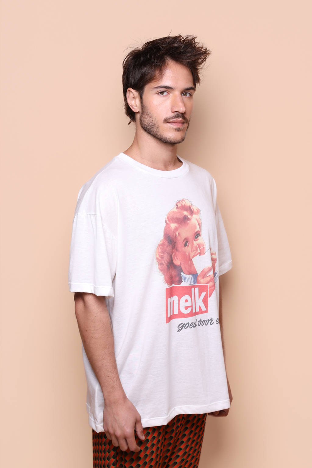 Camiseta oversize estampada Melk