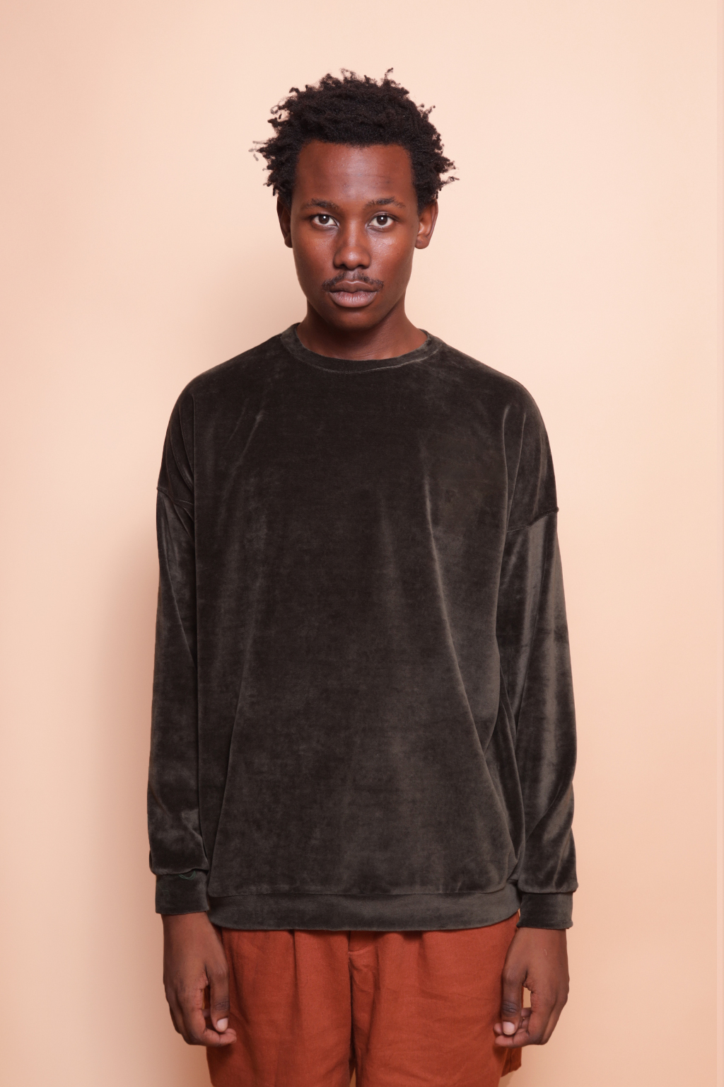 Blusão oversize plush verde