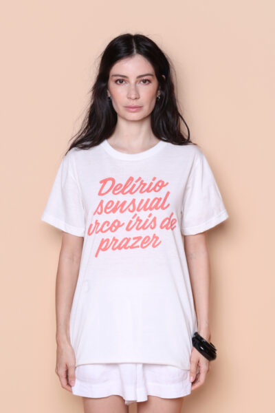 Camiseta estampada Delírio Sensual