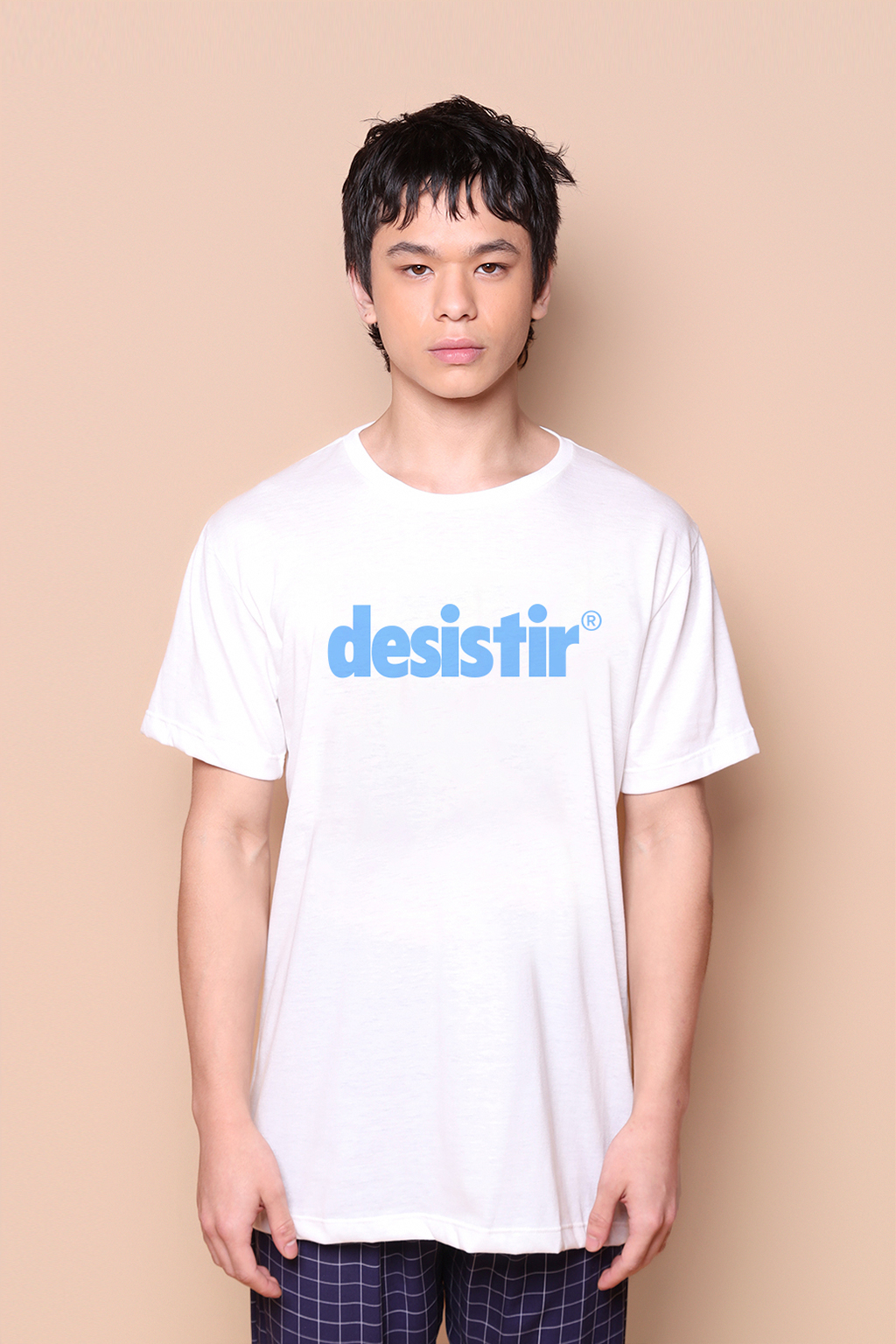 Camiseta estampada Desistir