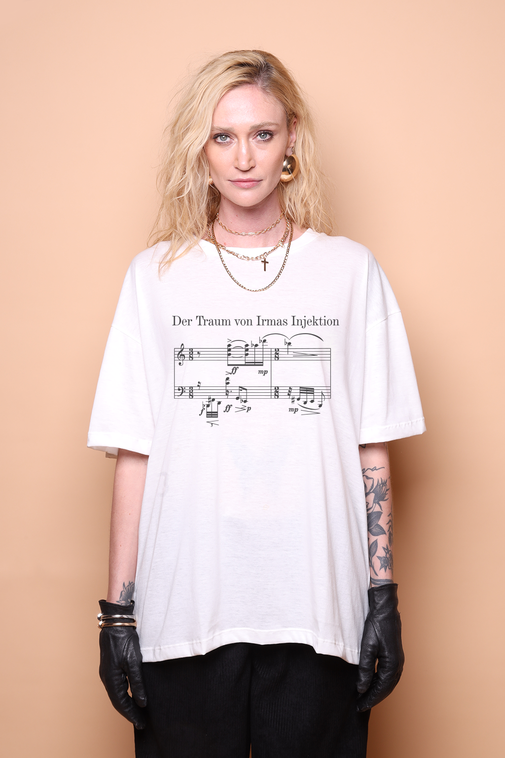 Camiseta oversize estampada Sonho de injeção de Irma