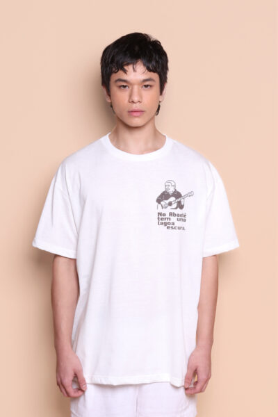 Camiseta oversize estampada Lagoa Escura