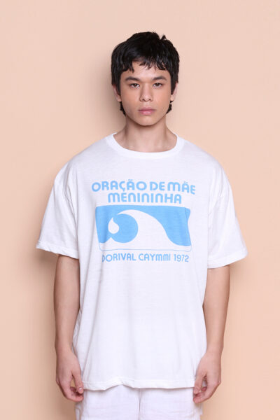 Camiseta oversize estampada Oração de Mãe Menininha