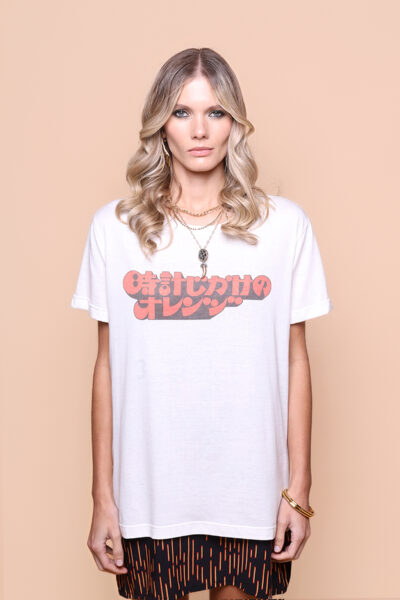 Camiseta estampada Laranja Mecânica