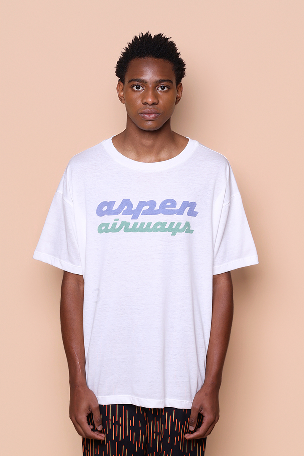 Camiseta oversize estampada Aspen Airways