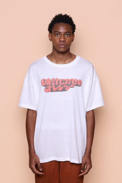 Camiseta oversize estampada Laranja Mecânica