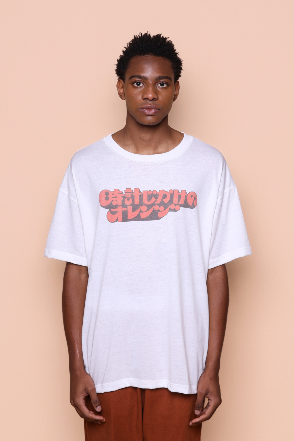 Camiseta oversize estampada Laranja Mecânica