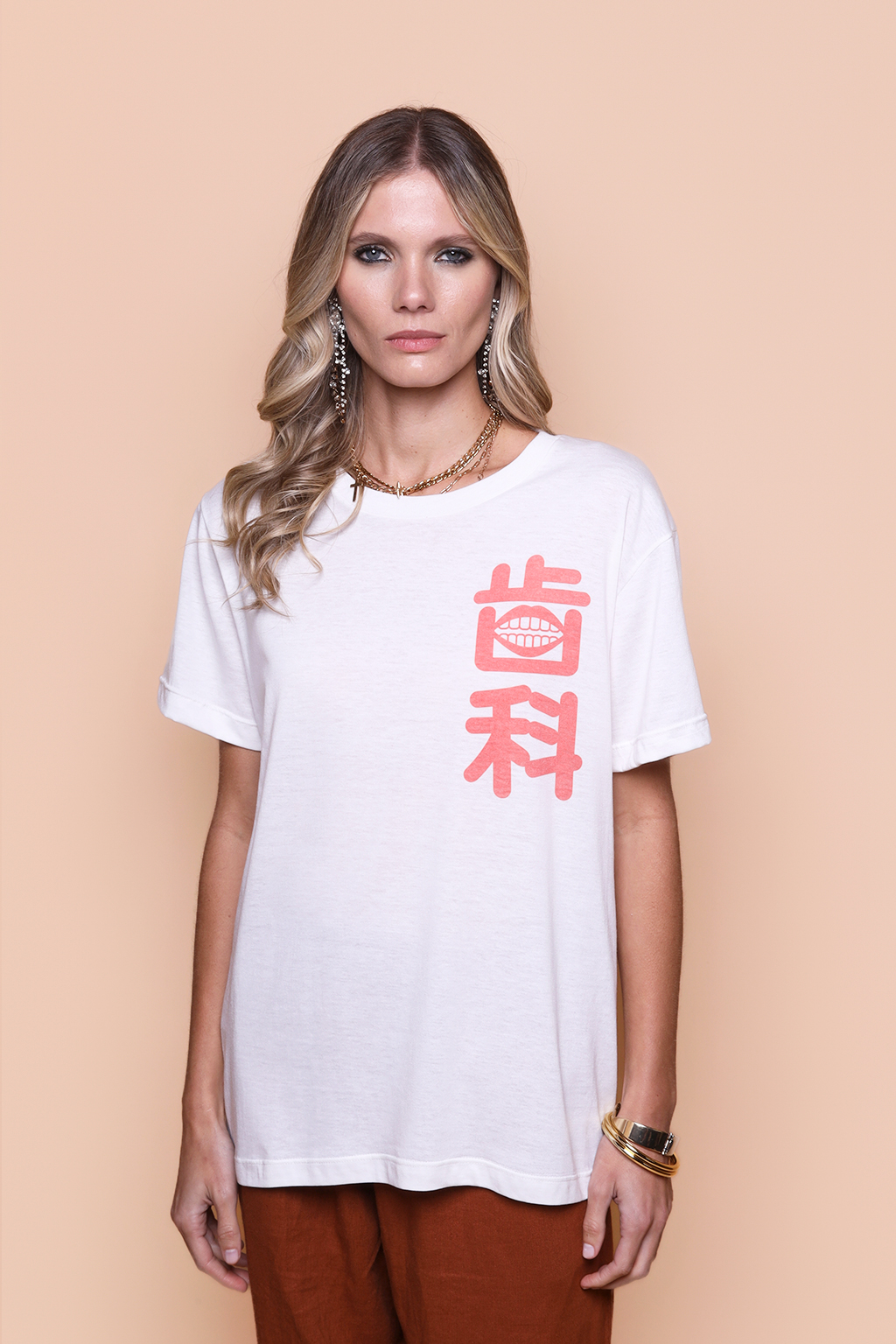 Camiseta estampada Dentista