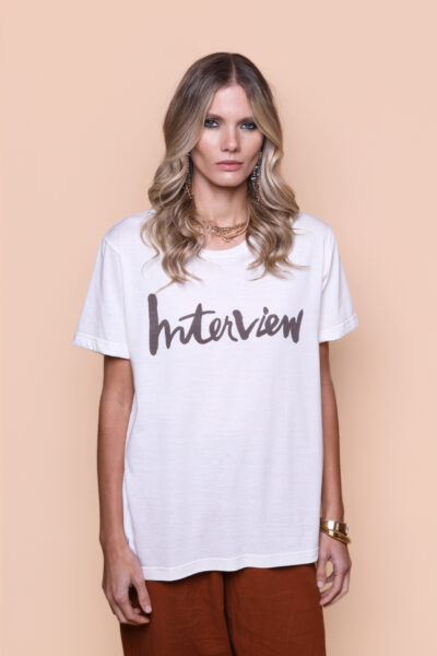 Camiseta estampada Interview