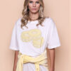 Camiseta oversize estampada Bolachas