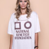 Camiseta oversize estampada NGF