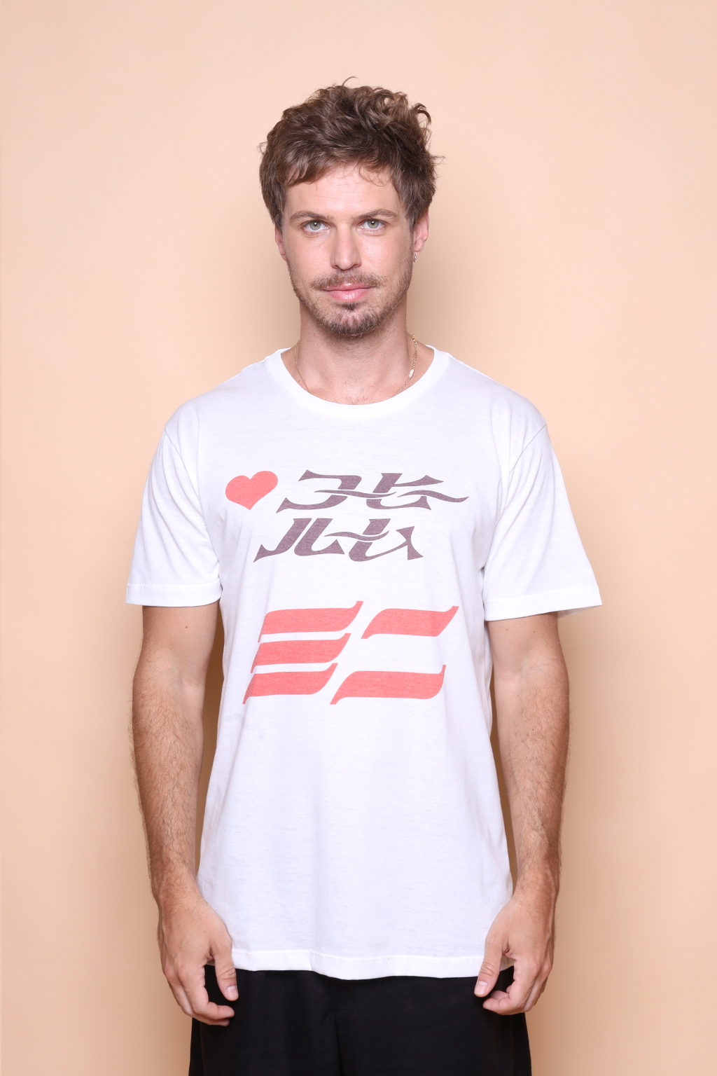 Camiseta estampada Coração