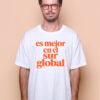 Camiseta oversize estampada Sur global