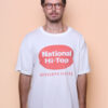 Camiseta oversize estampada National Hi-Top
