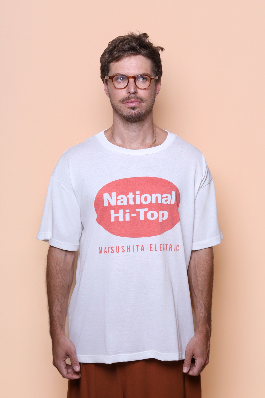 Camiseta oversize estampada National Hi-Top