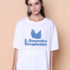 Camiseta oversize estampada 2⁰ Encuentro Terraplanista